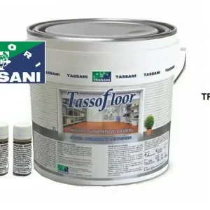 Smalto all‘acqua per pavimenti Lt 3 Tassofloor Tassani trasparente 32042+1651 Hoge Kwaliteit